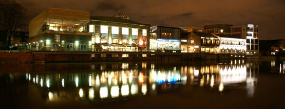 York Riverside by night